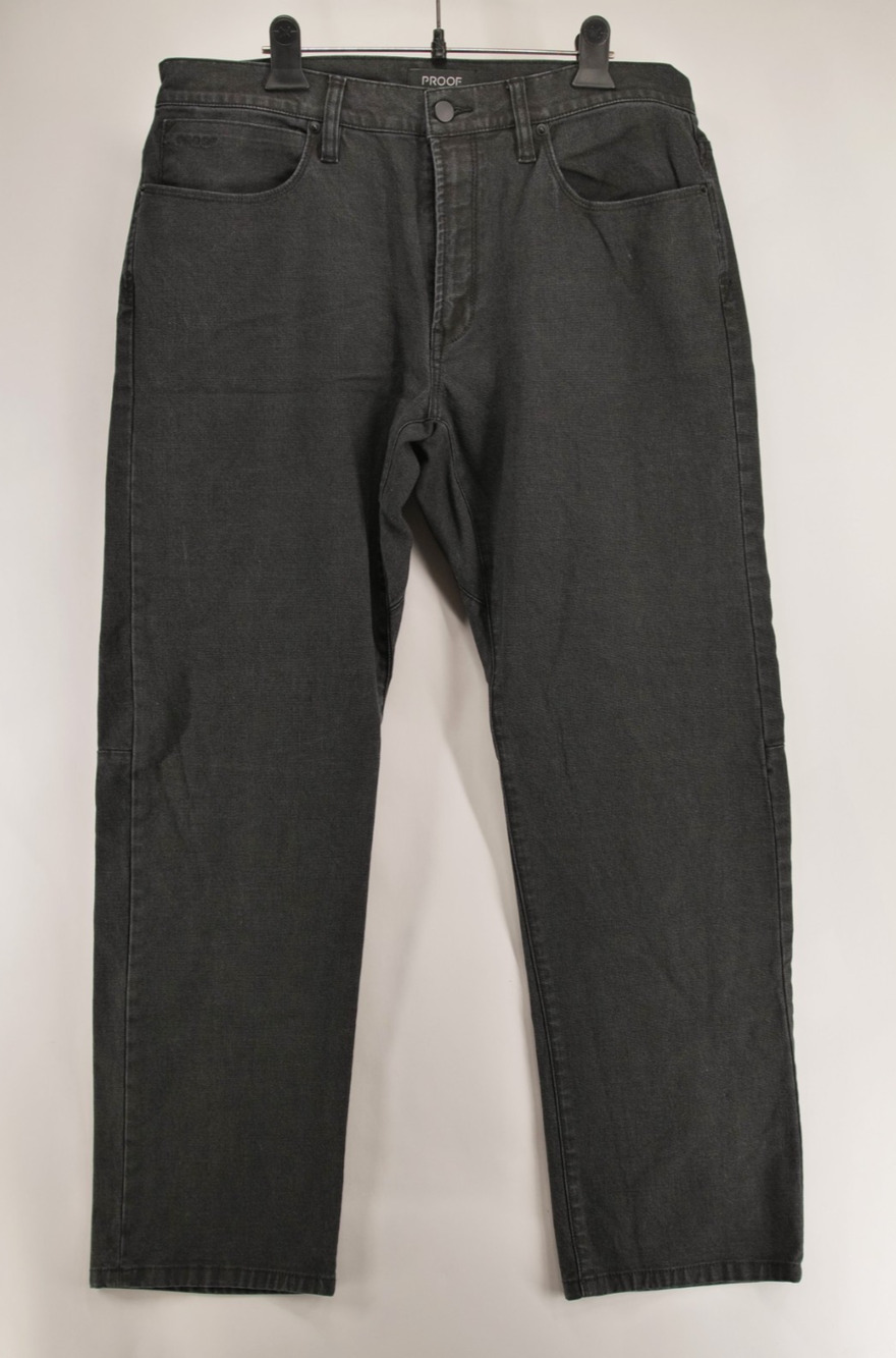 Proof Rover Pant Men 33x30 Anthracite Black Straight Fit Technical Stretch Chino